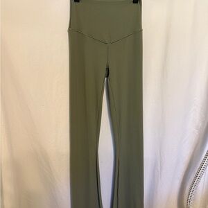 Offline by Aerie Olive Green High-Waisted bootcut Leggings